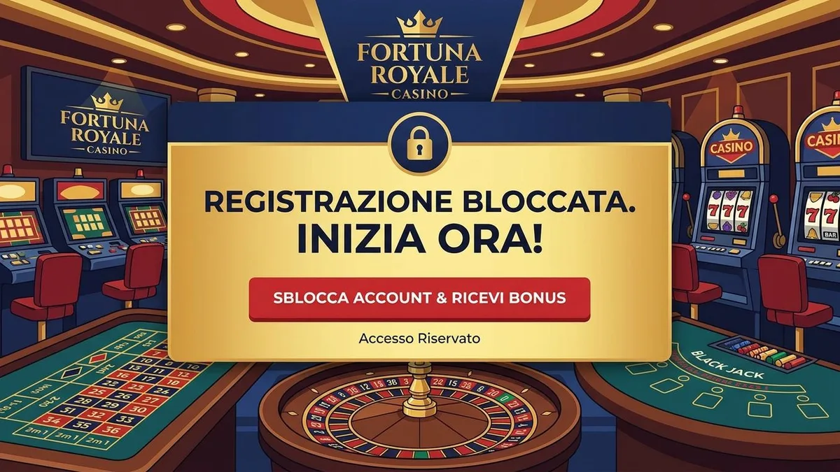 Registrazione con bonus
